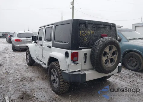 2016 Jeep Wrangler Unlimited Sahara из США, поврежденный, VIN 1C4BJWEG7GL122832